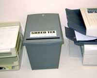 shredding bins Houston