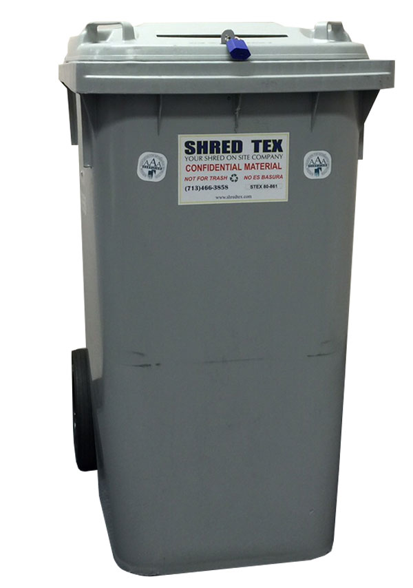 96 Gallon Mobil Security Bin