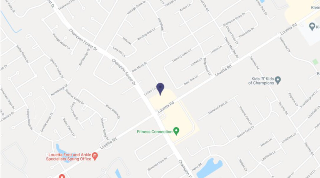 Drop off location map